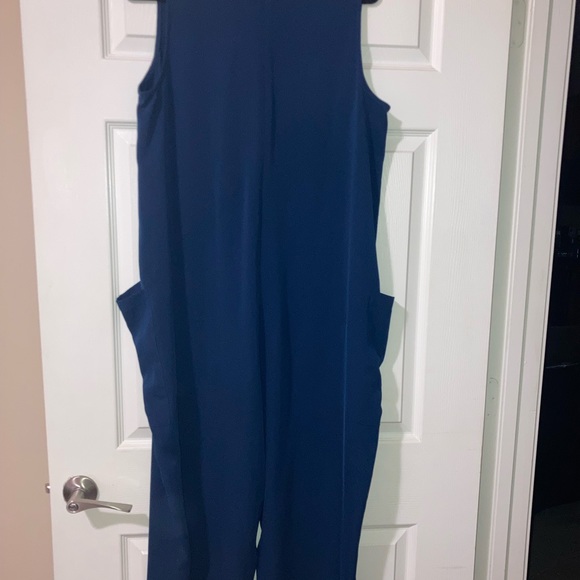 Blue Jumpsuit with pockets - Picture 4 of 5